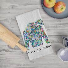 Load image into Gallery viewer, Kentucky Derby Tea Towel  | Bright Abstract