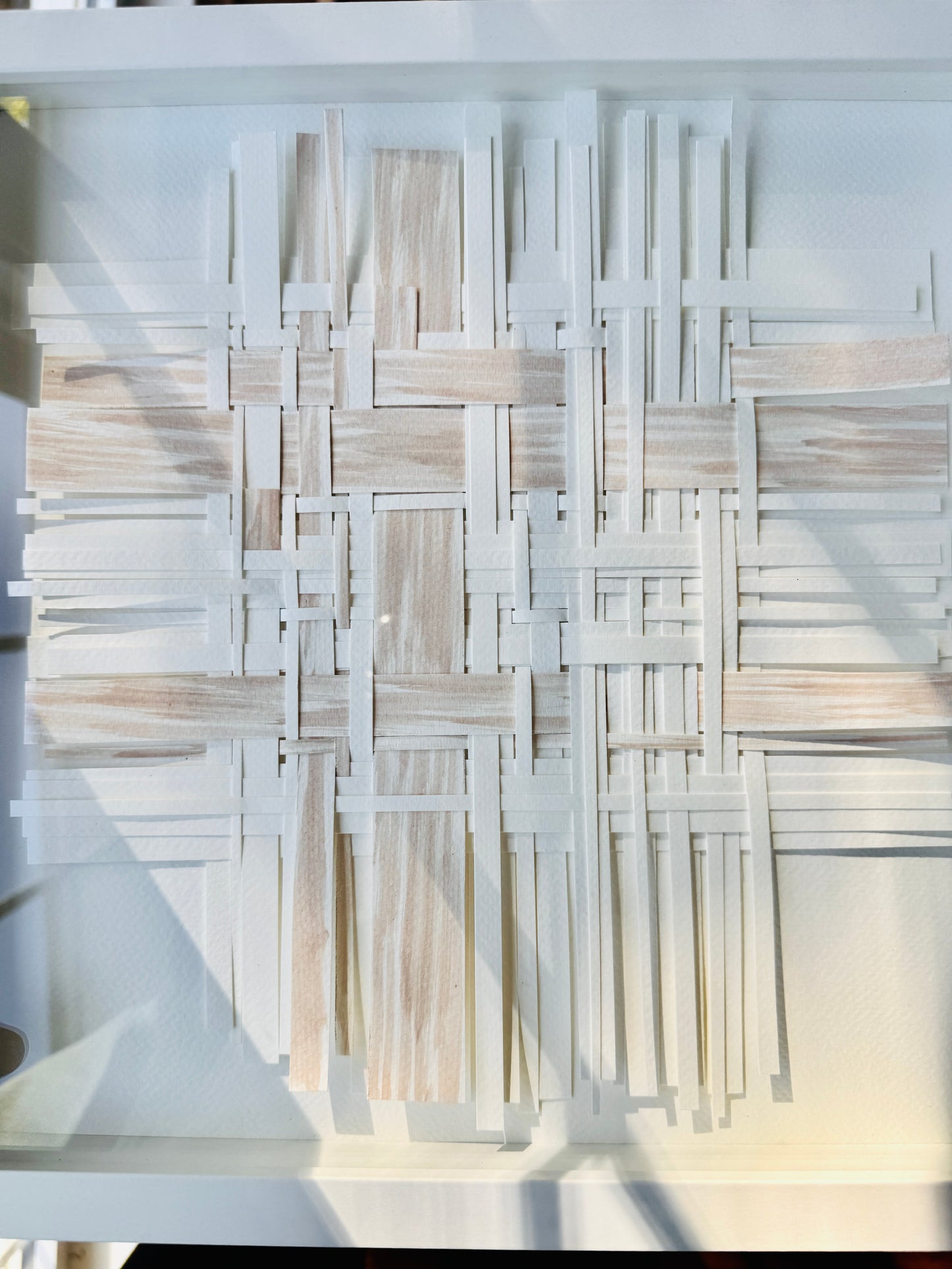 Sand and White Weaving