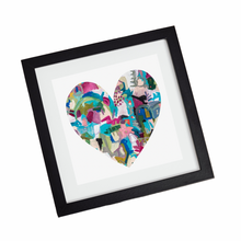 Load image into Gallery viewer, christine mueller art, heart, abstract, large print, colorful