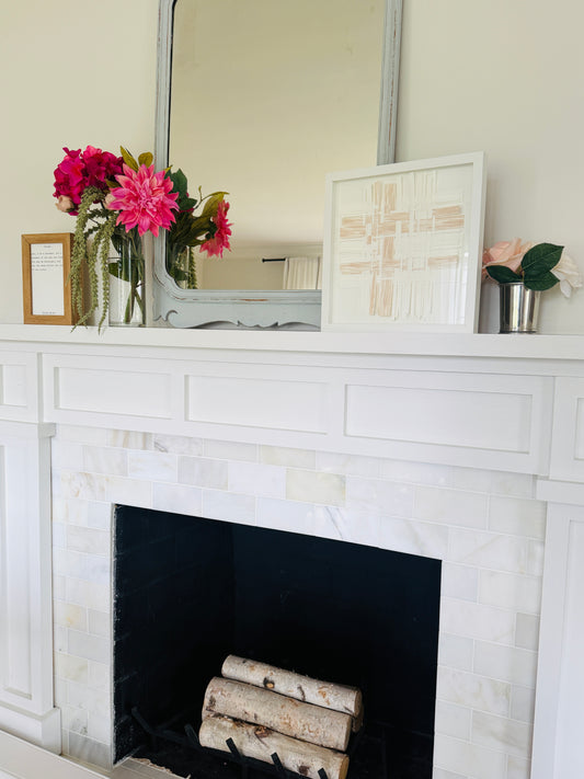 Sand and White Weaving