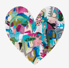 Load image into Gallery viewer, christine mueller art, heart, abstract, large print, colorful
