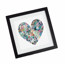 Load image into Gallery viewer, christine mueller art, heart, abstract, large print, colorful