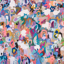 Load image into Gallery viewer, Colorful Abstract Wall Art, vivid bright canvas painting, modern home decor, large fine art, multicolor abstract wall art, christine mueller art, abstract artist, southern female artist, art print