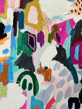 Load image into Gallery viewer, christine mueller art, canvas painting, large fine art, modern home decor, multicolor canvas, southern female artist, abstract artwork, wall art print, fine art print,expressionist, bright vivid colors multicolor,expressionistic