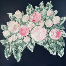 Load image into Gallery viewer, christine mueller art, large floral abstract, colorful painting canvas