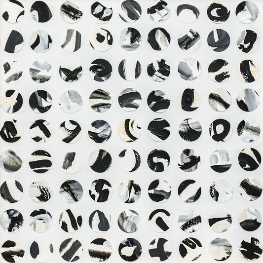 Black and White Dot - Christine Mueller Art