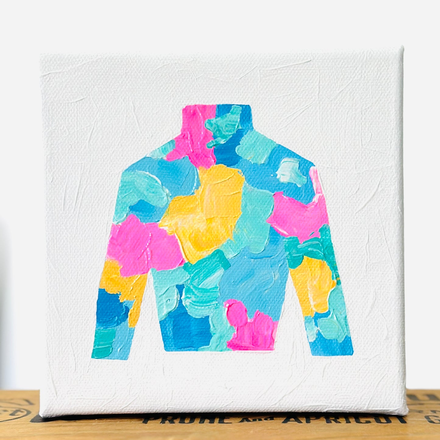 kentucky Derby, talk derby to me, abstract art, wall art, modern home decor, jockey, Christine Mueller Art