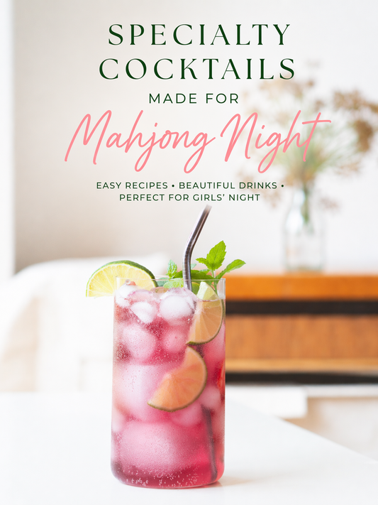 Easy & Beautiful Cocktails for a Mahjong Girls’ Night (Palm Springs Chic Edition)