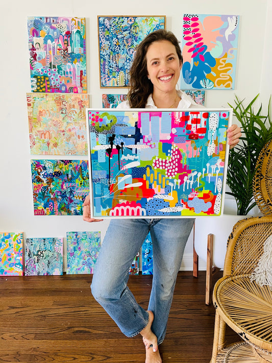 Abstract Painting is a personal experience for the painter and the one who views it