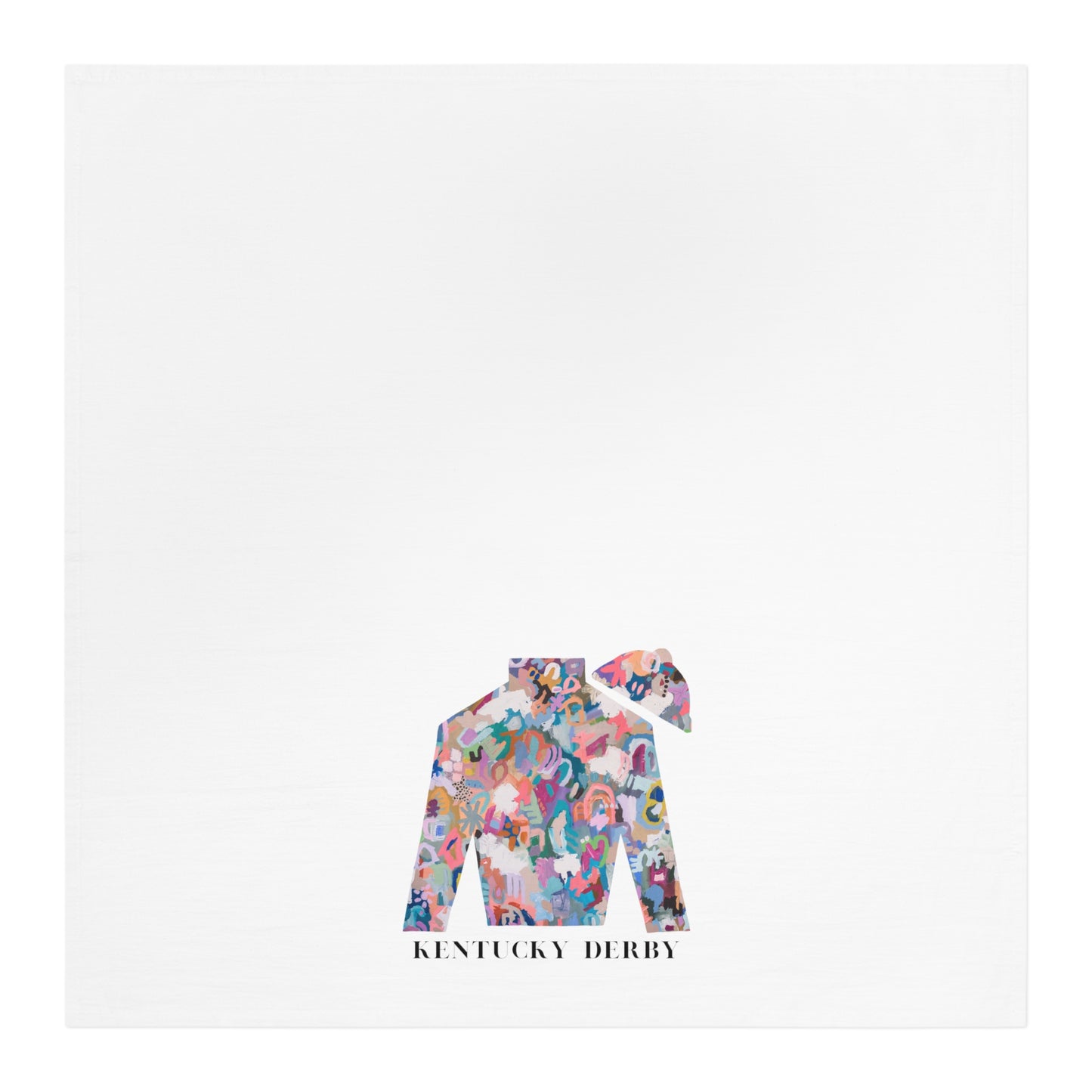 Kentucky Derby Tea Towel  | Pink Abstract