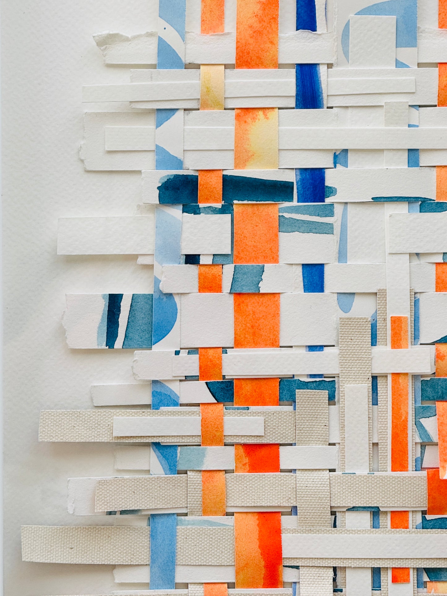 Orange and Blue Weaving