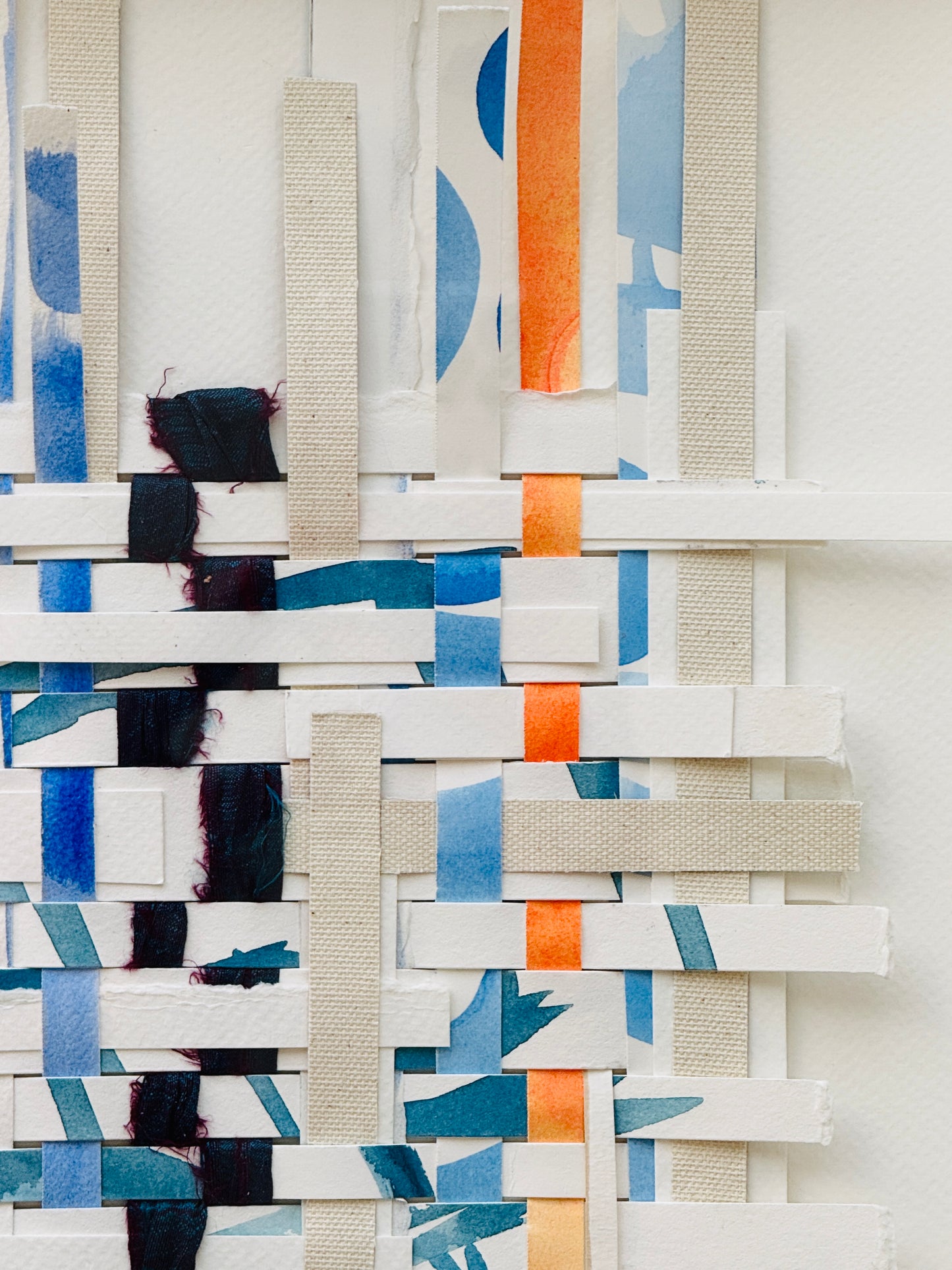 Orange and Blue Weaving