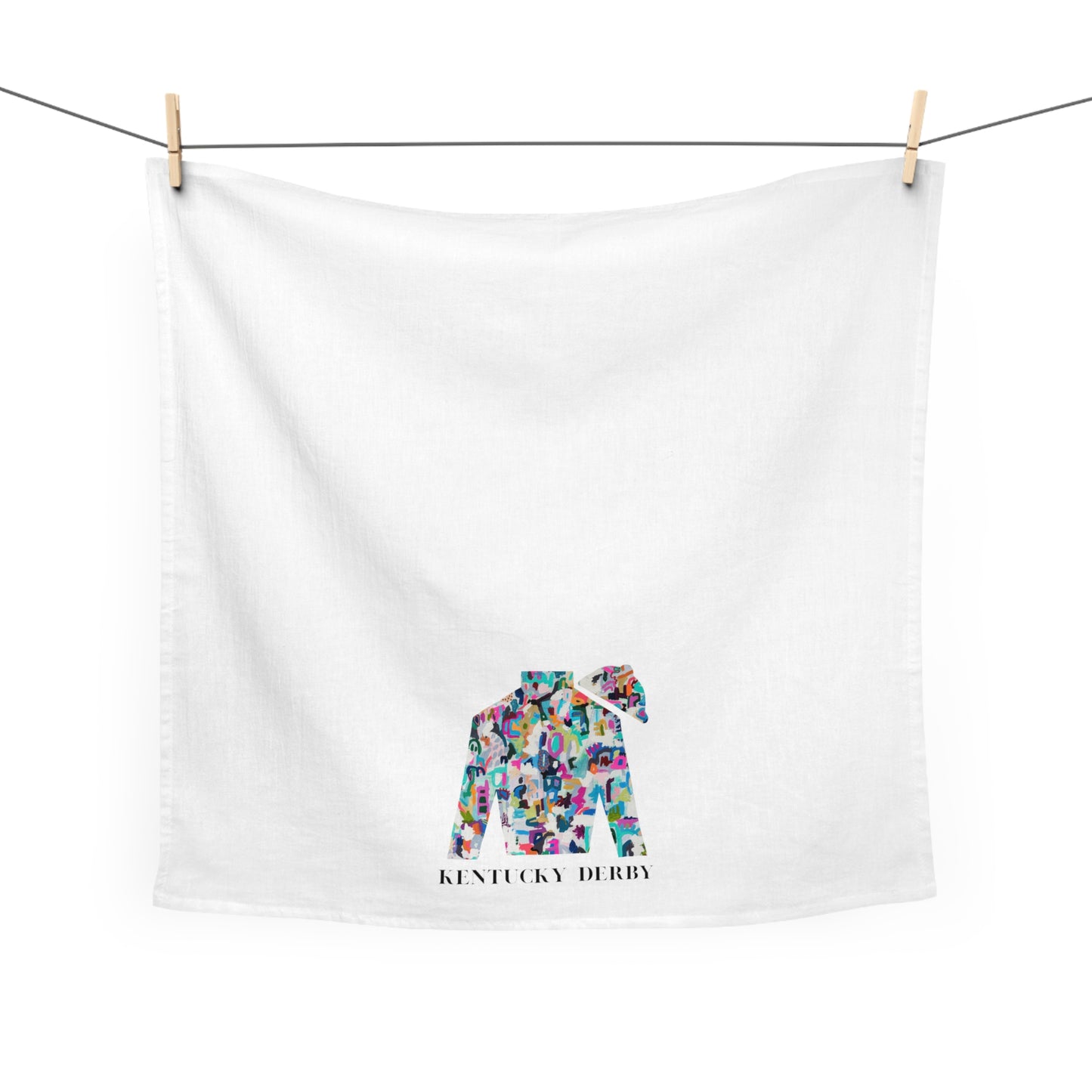 Kentucky Derby Tea Towel  | Colorful Abstract