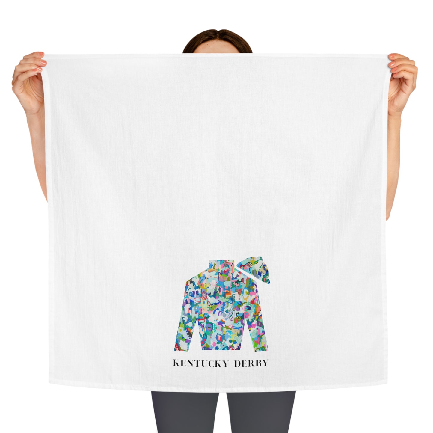 Kentucky Derby Tea Towel  | Bright Abstract