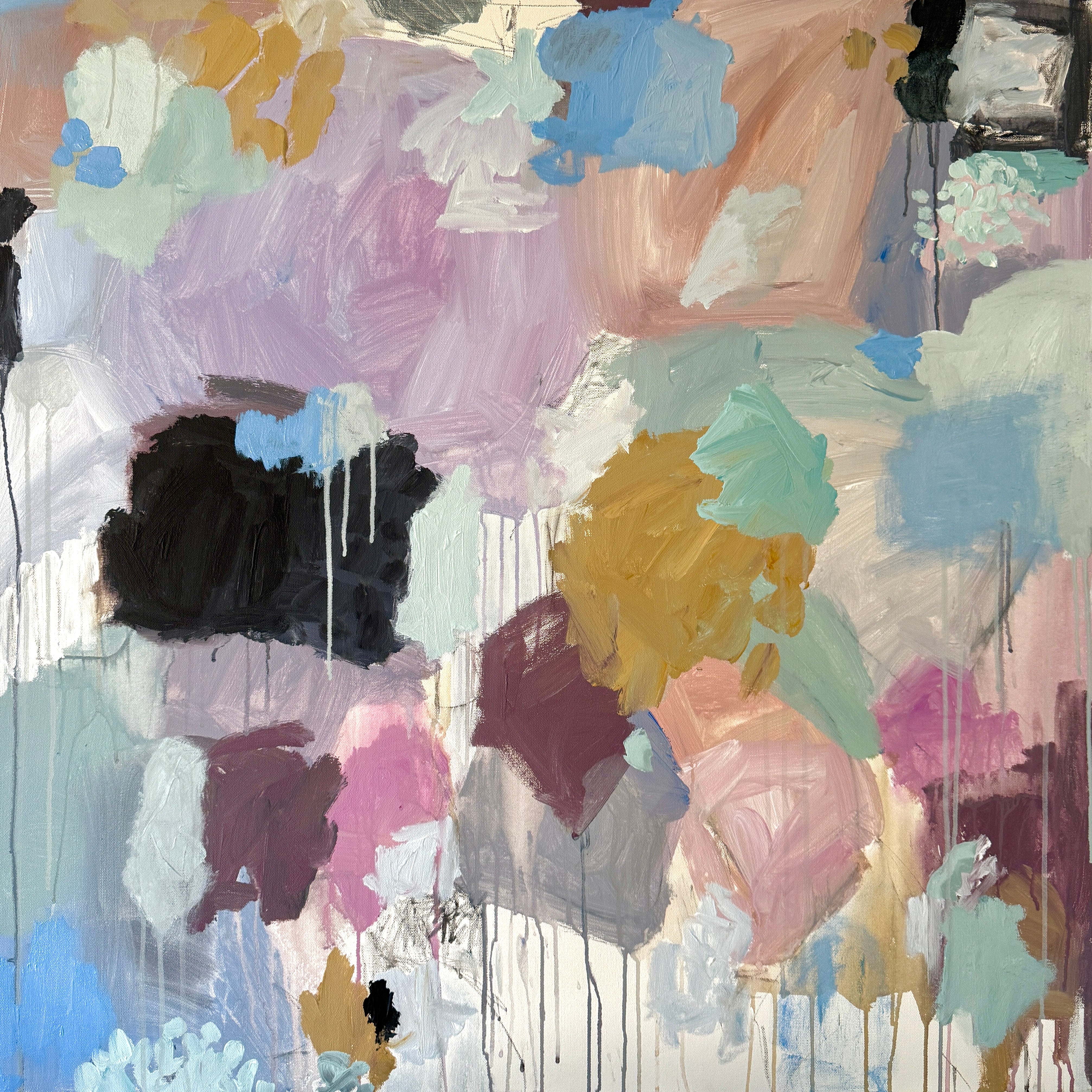 油絵　Partita No.2 雫　アート　加藤英人　SM After the Storm – Christine Mueller Art