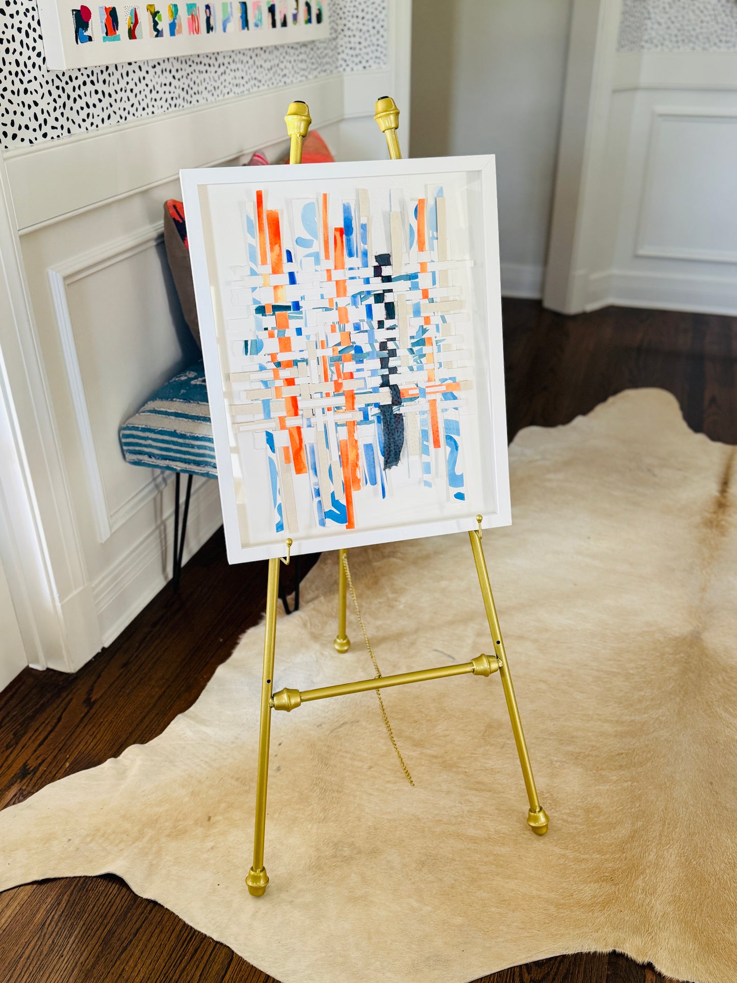 Orange and Blue Weaving