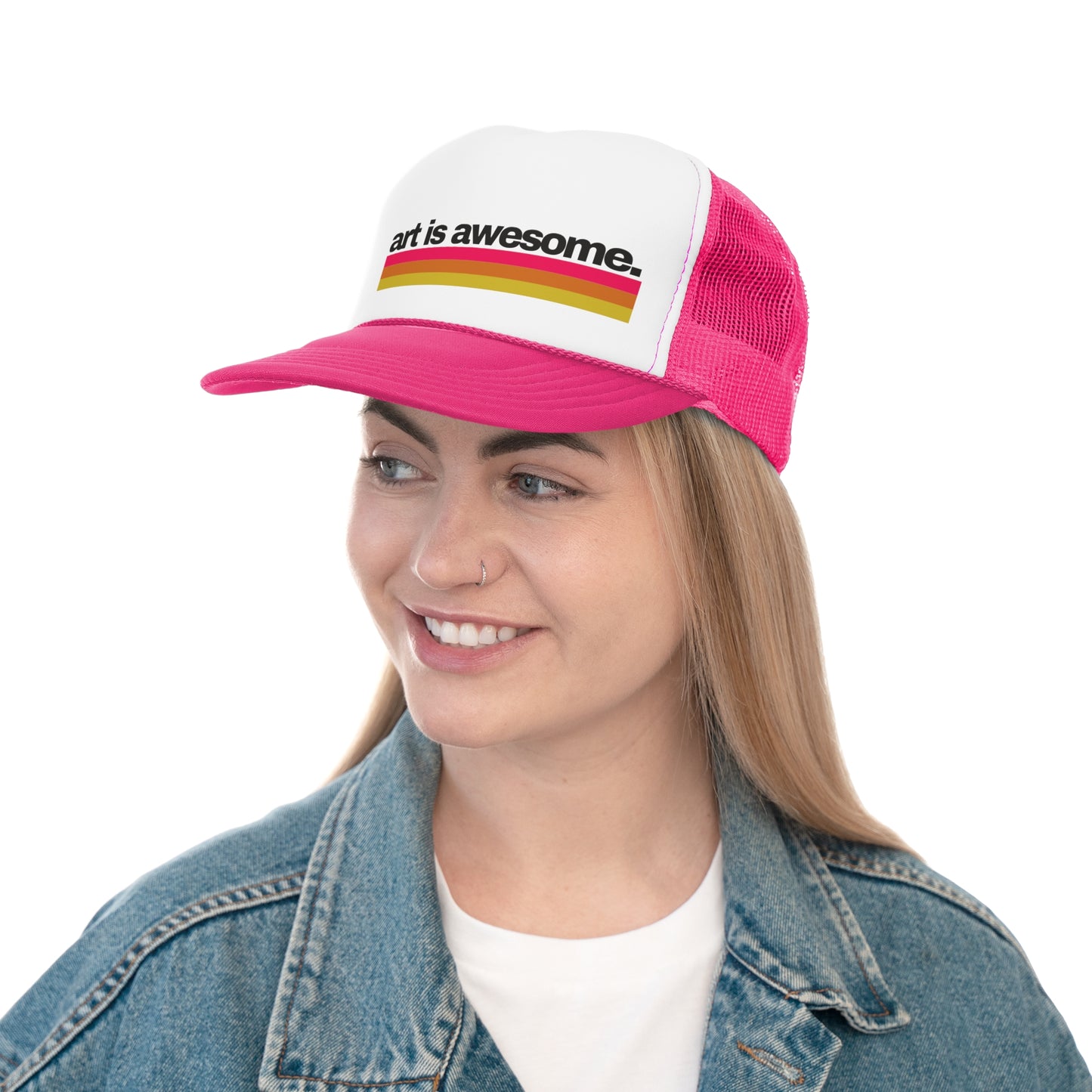 Art is Awesome Trucker Hat
