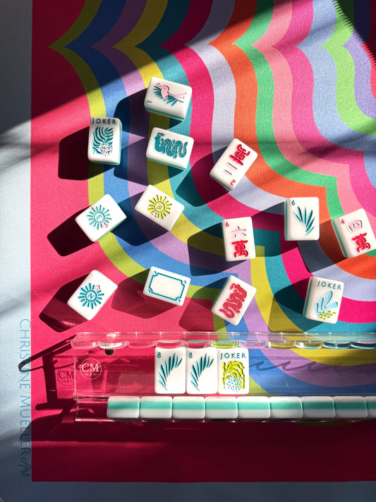 Sunset Riviera Mahjong Mat