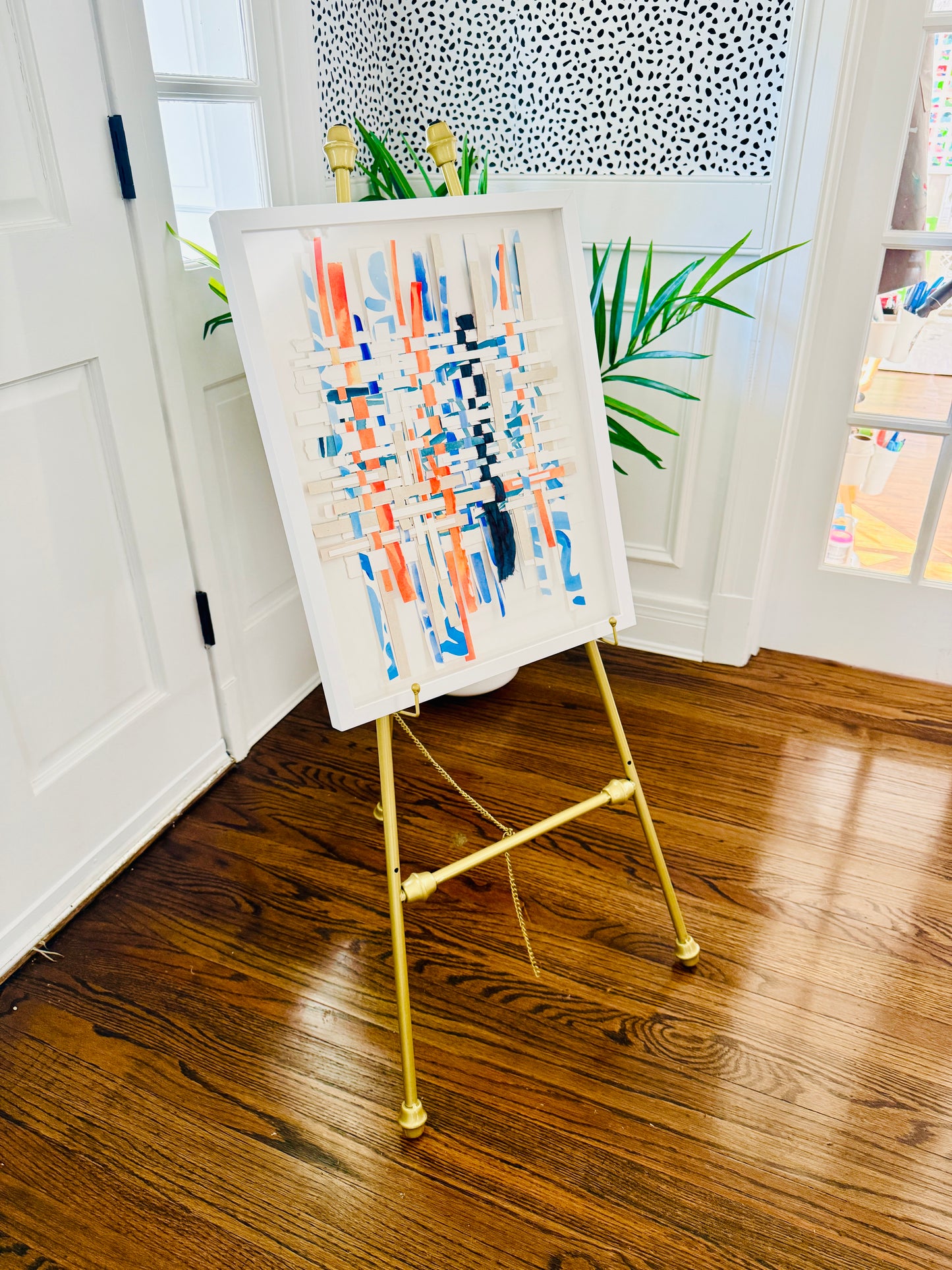 Orange and Blue Weaving