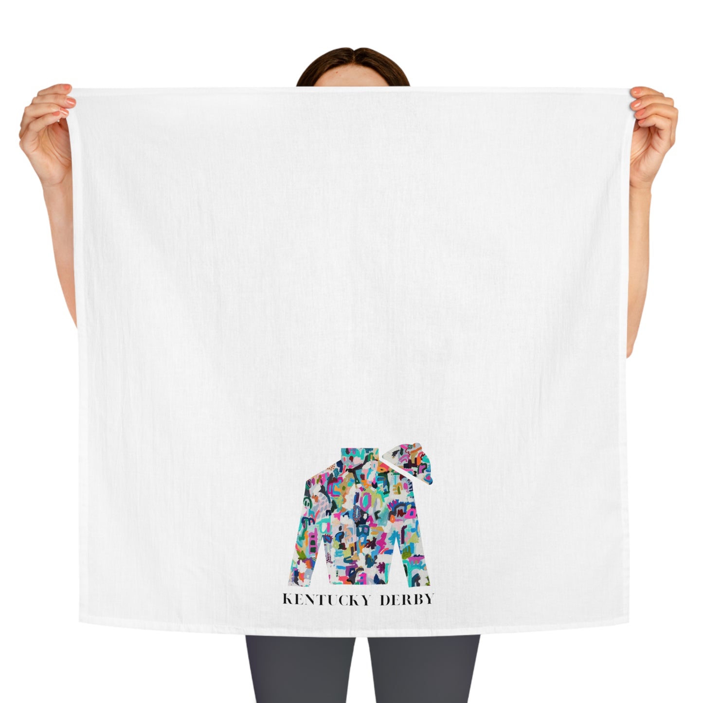Kentucky Derby Tea Towel  | Colorful Abstract