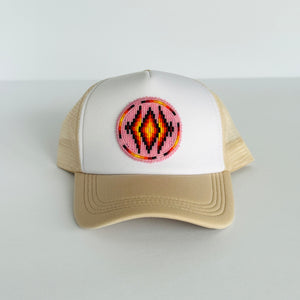 Beaded Trucker Hat | Neutral