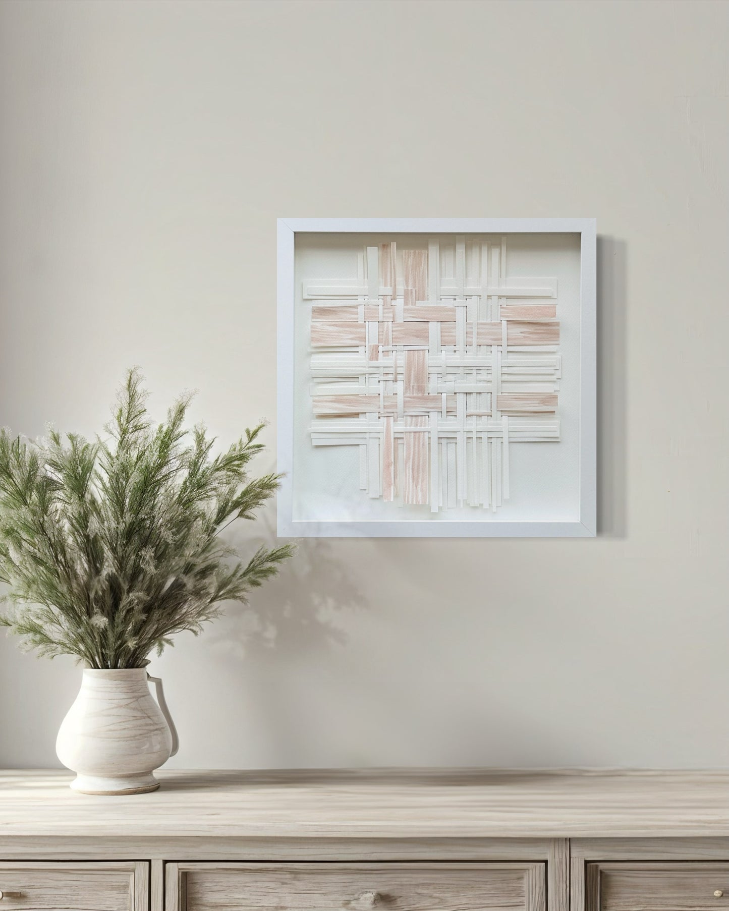 Sand and White Weaving