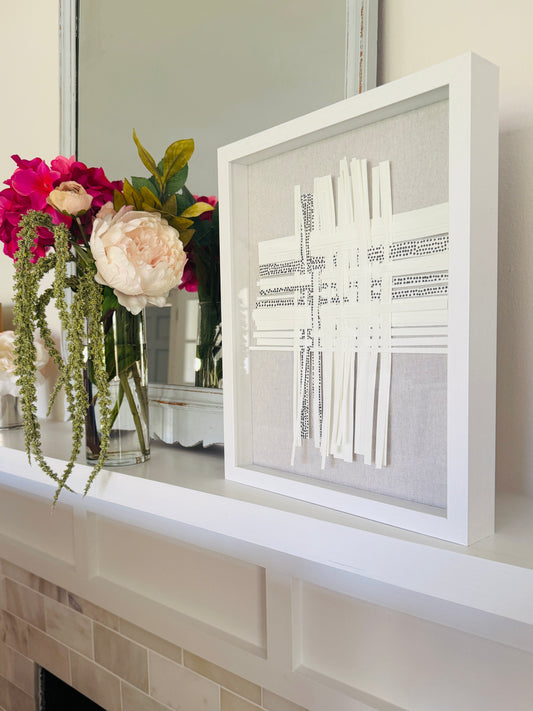 Black and White Polka Dot Weaving