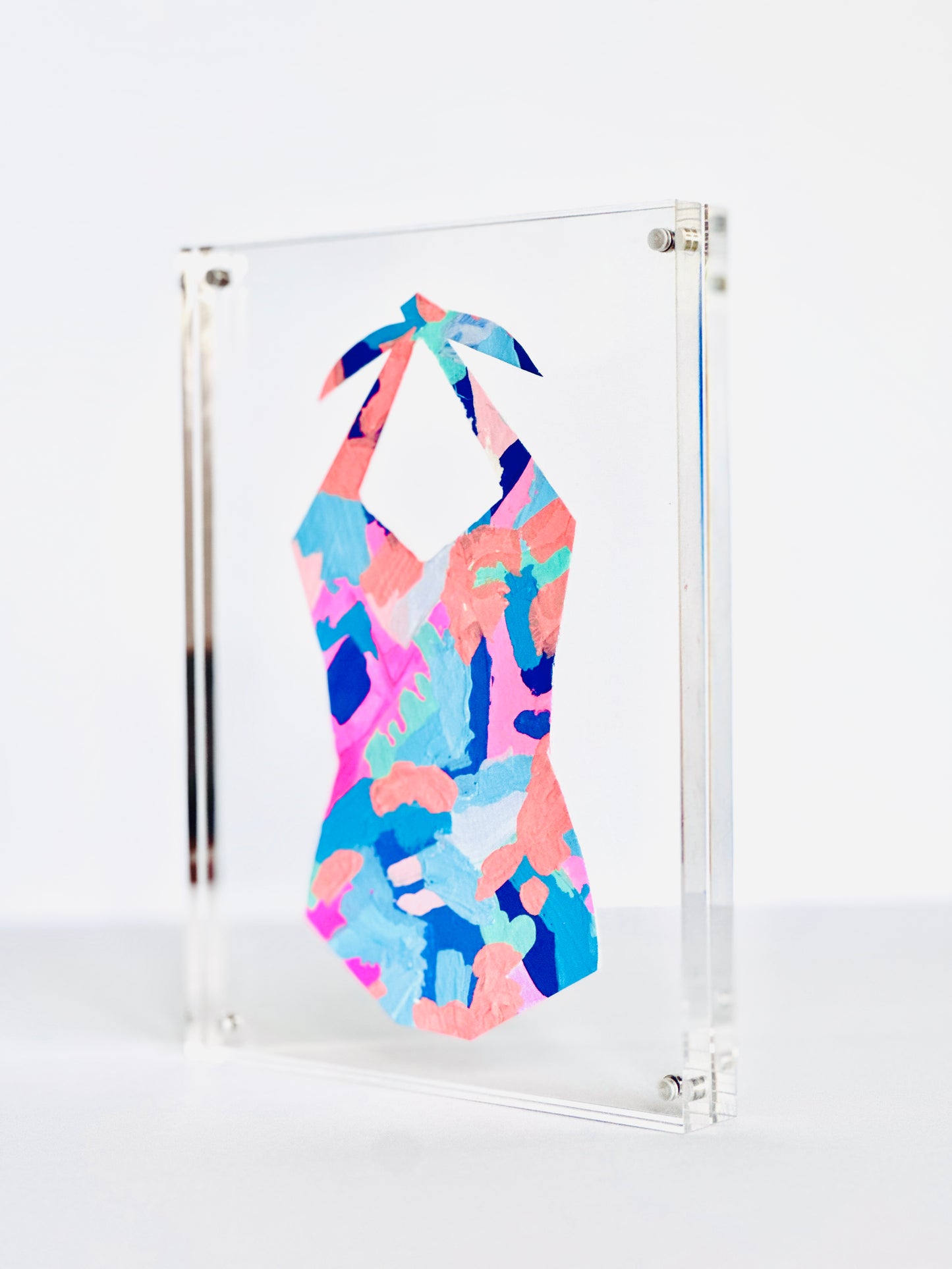 Framed Swim Abstract