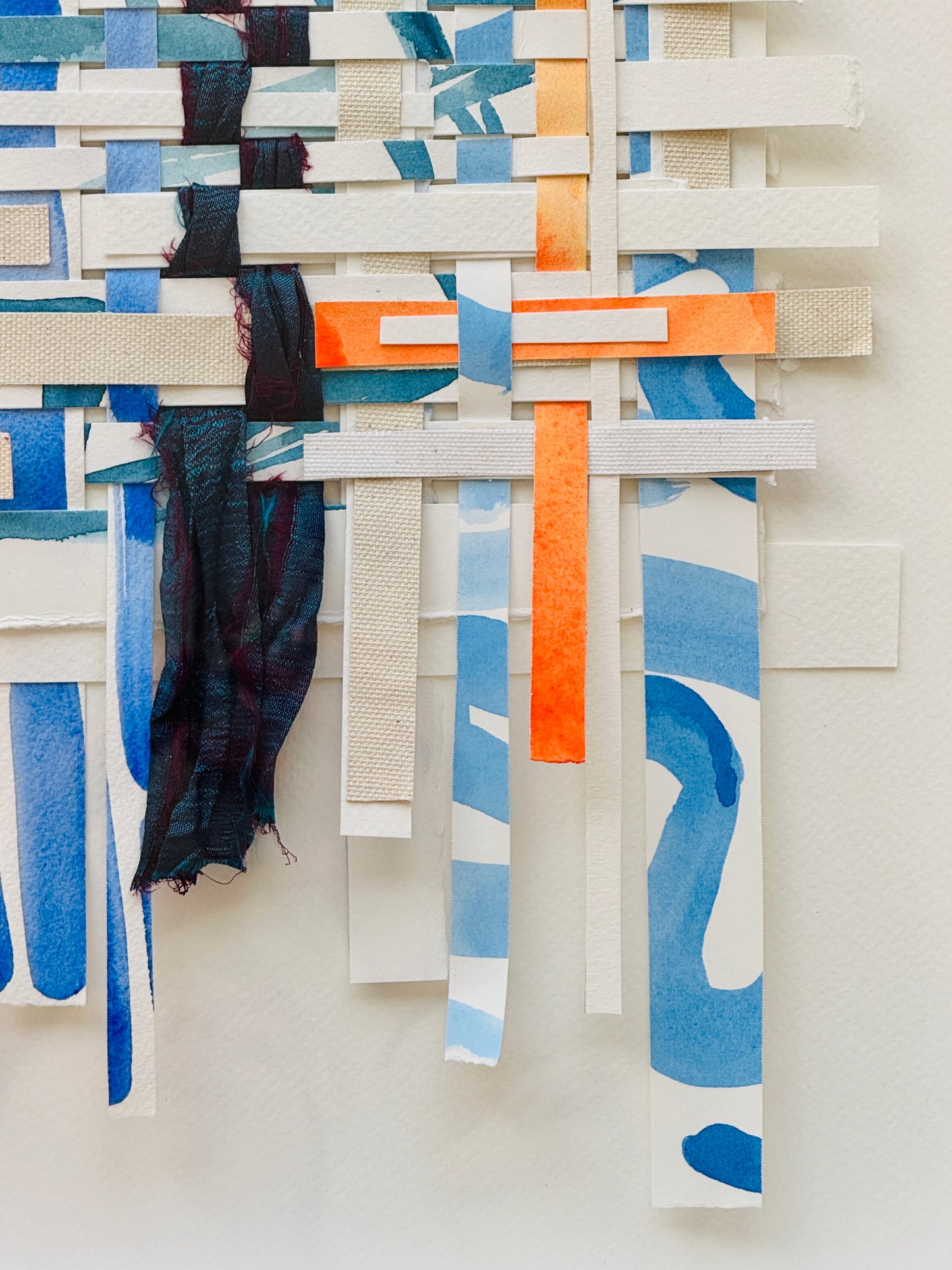 Orange and Blue Weaving