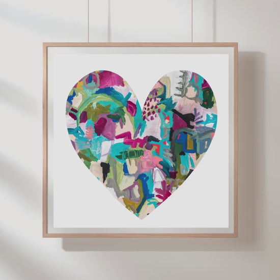 christine mueller art, heart, abstract, large print, colorful