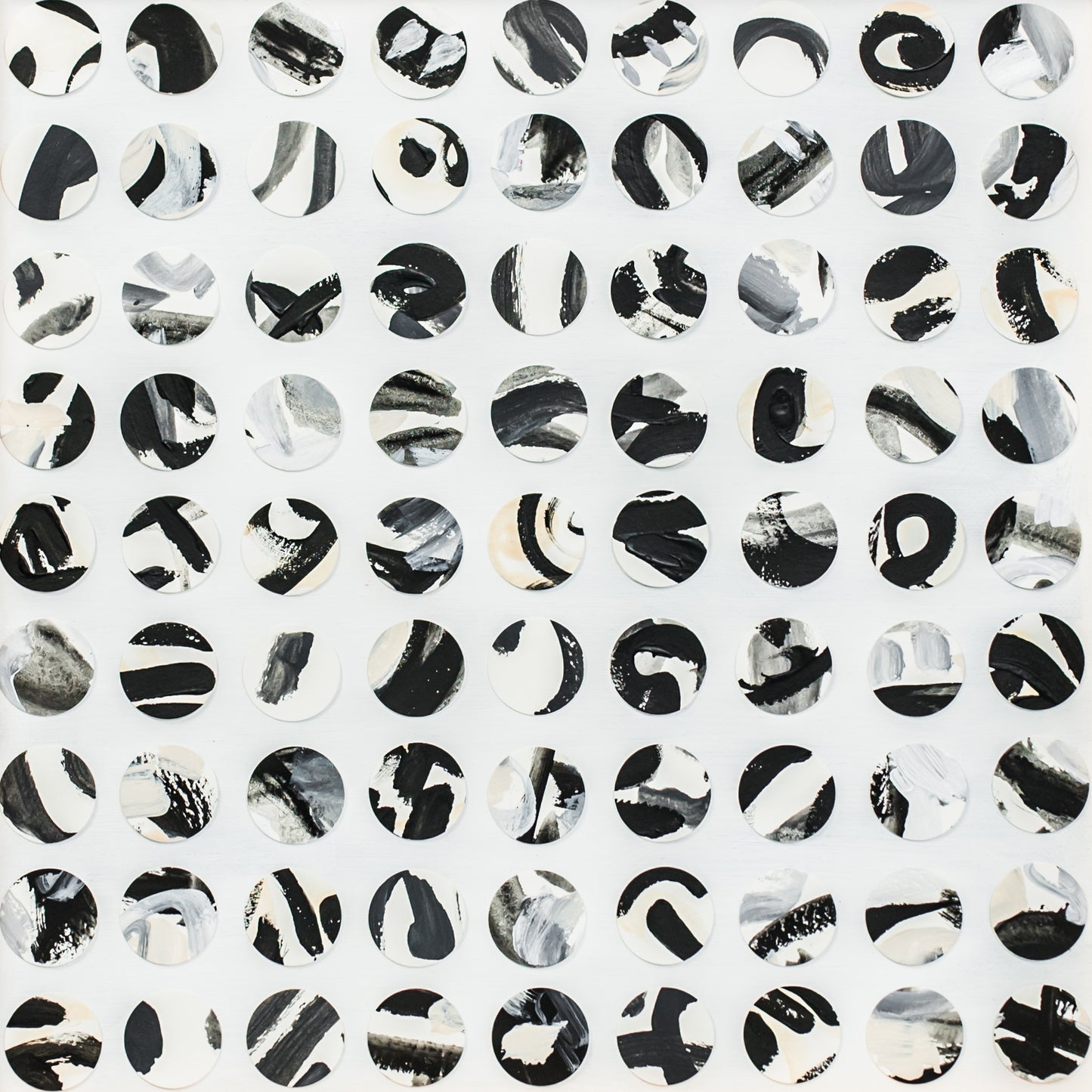 Black and White Dot - Christine Mueller Art