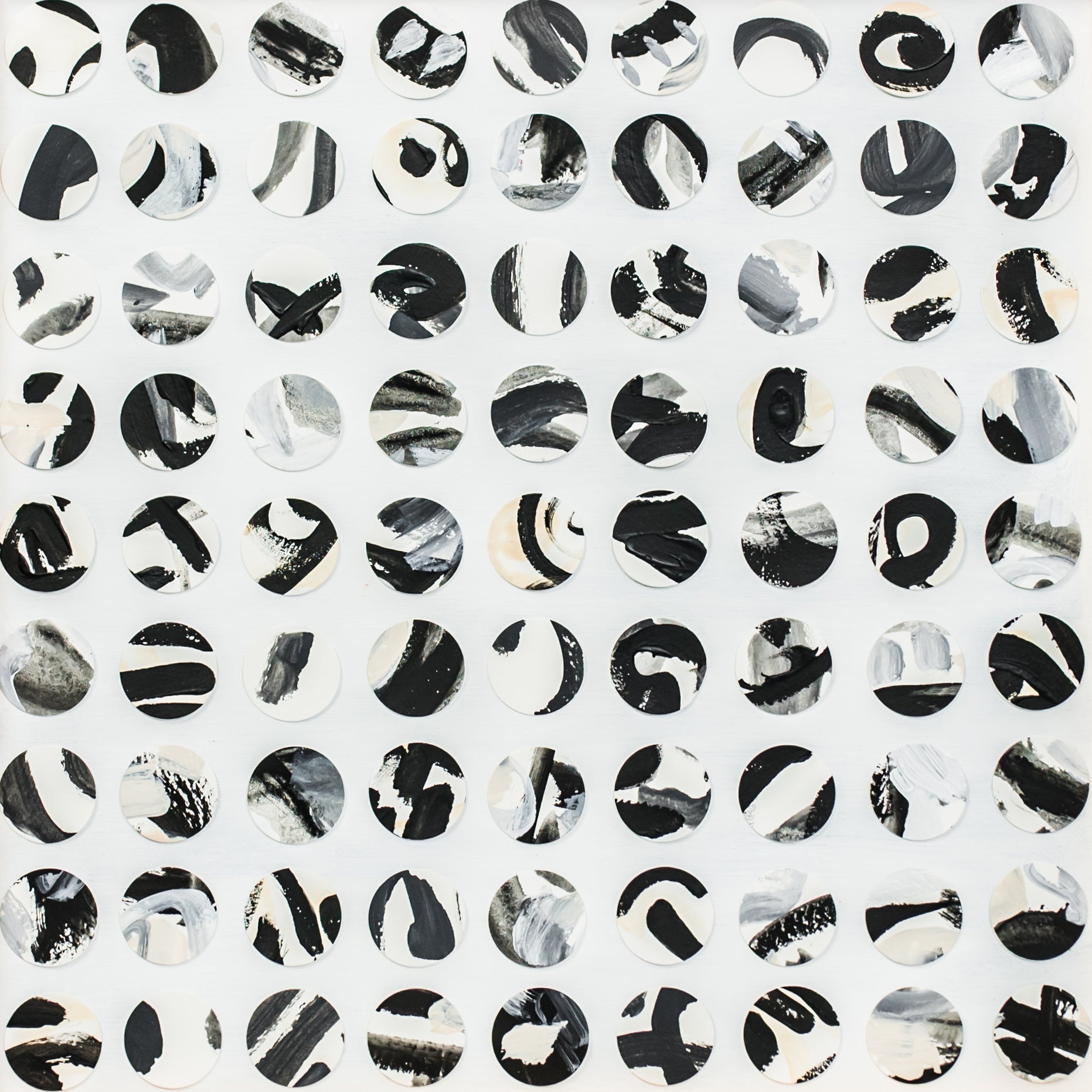 Black and White Dot - Christine Mueller Art