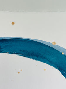 Blue Swirl 1 - Christine Mueller Art
