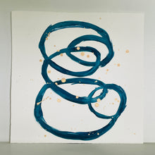 Load image into Gallery viewer, Blue Swirl 2 - Christine Mueller Art