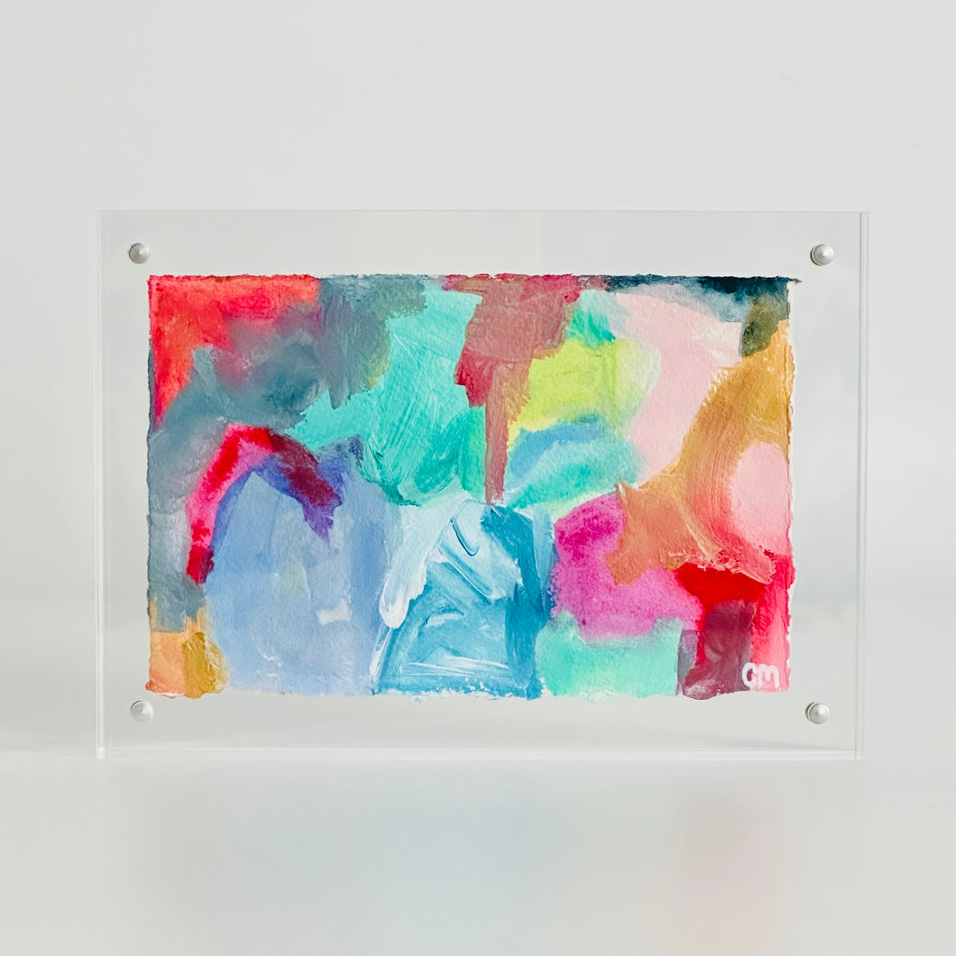 Framed Abstract 1 - Christine Mueller Art