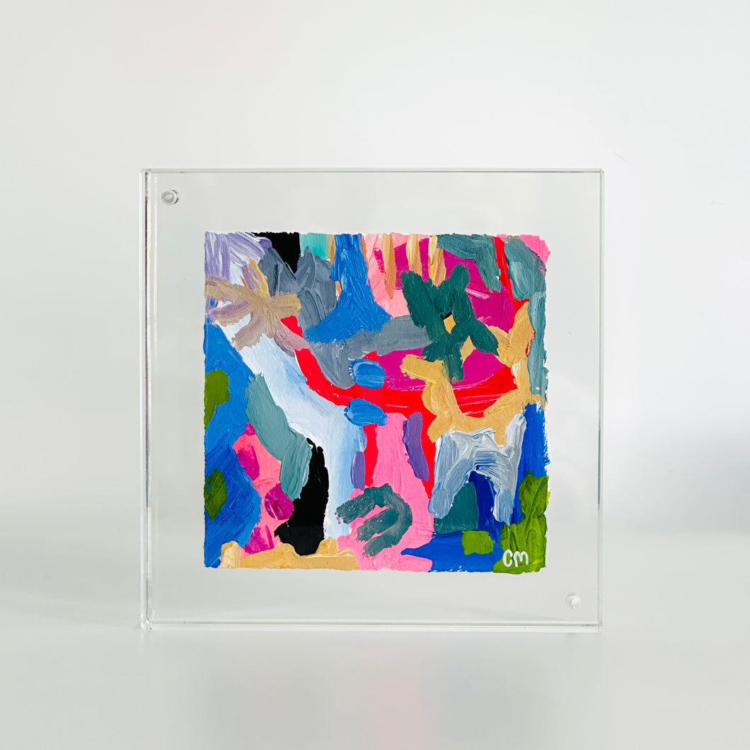 Framed Abstract 5 - Christine Mueller Art